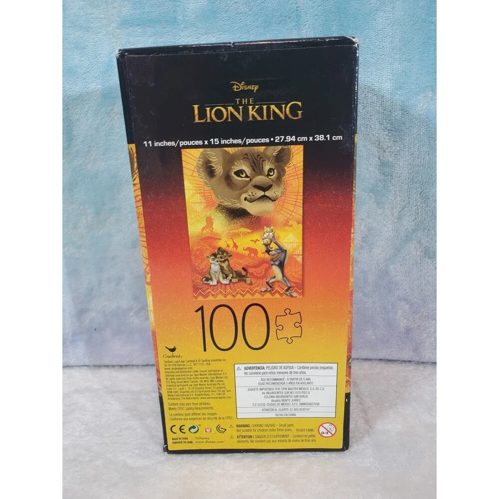 Disney The Lion King Simba Portrait Puzzle - 100 Pieces 11